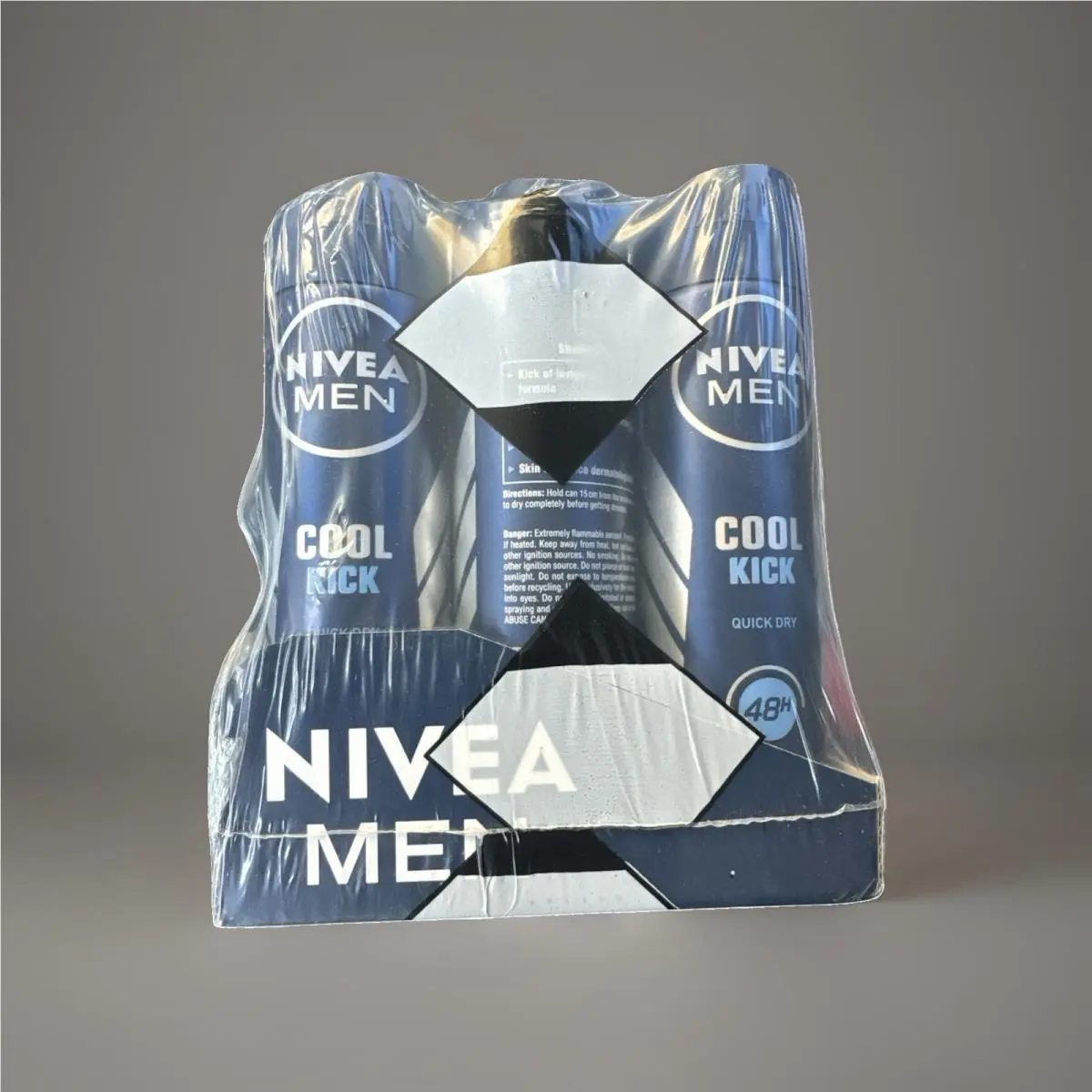 Men Cool Kick Spray Quick Dry 48h 150ml 6 Bottles by Nivea