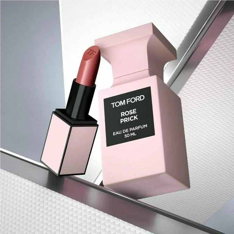 Private Blend Rose Prick Eau De Parfum Set with Lip Color Limited by Tom Ford