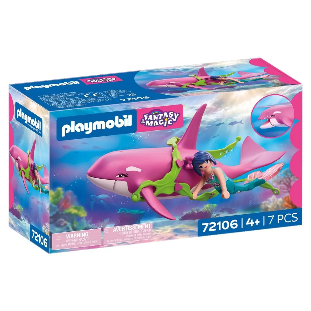 Playmobil Fantasy Magic Orca Met Zeemeermin Grote Orca Met Draagbare Zee