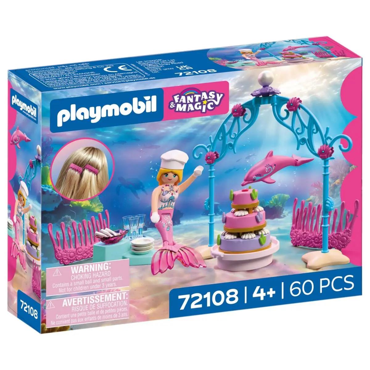 Playmobil Fantasy Magic Onderwater Bruiloft Buffet Buffet Met 3 Verdiepi