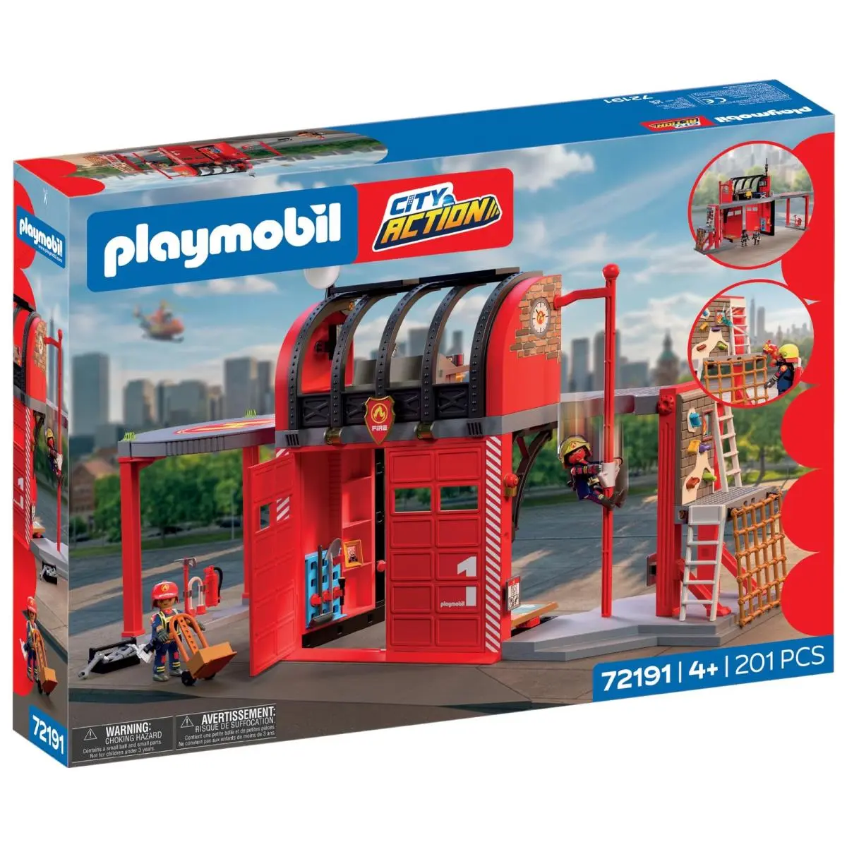 Playmobil City Action Grote Brandweerkazerne Stationair Met Commandocentru