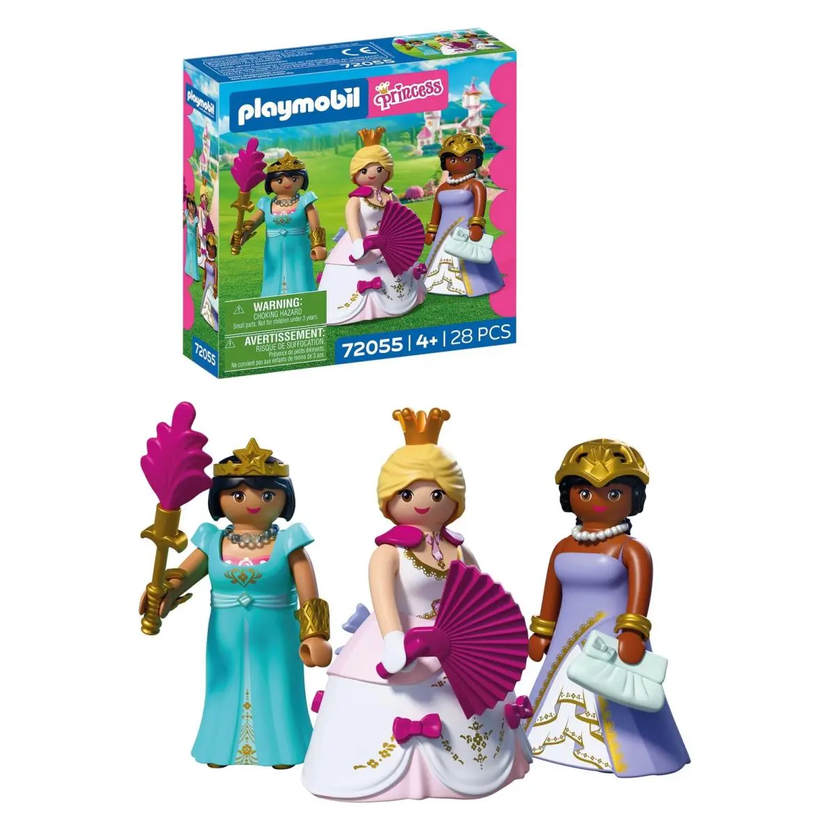 Playmobil Princess Three Princesses 3 Figures with Change of Clothes and A