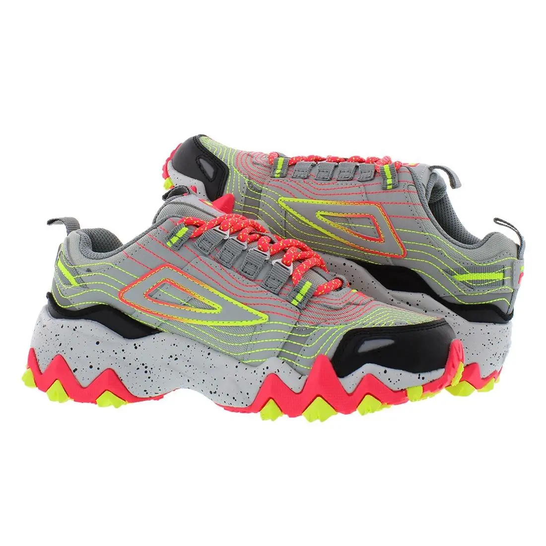 Fila shoes - Grey/Pink/Volt, Main: Grey 1