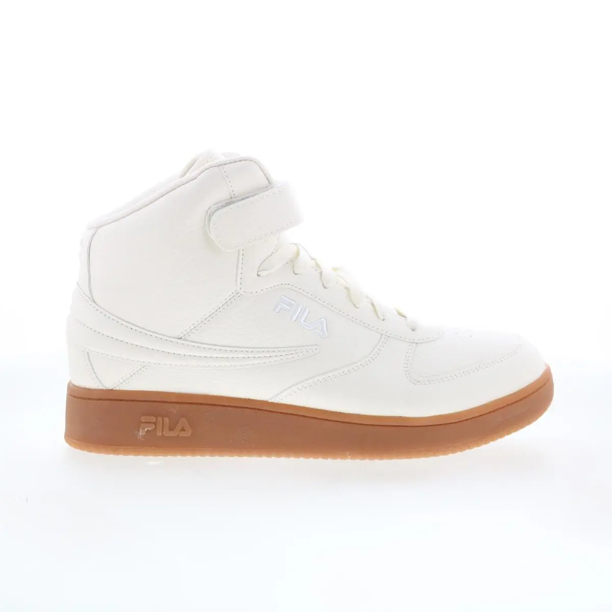 Fila A High Gum 1BM01765-157 Mens White Lifestyle Sneakers Shoes