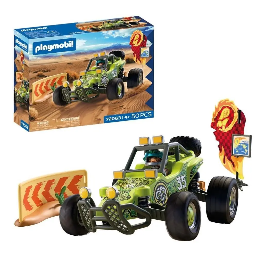 Playmobil Cars Offroad Buggy Desert Buggy with Suspension and Spare Wheel