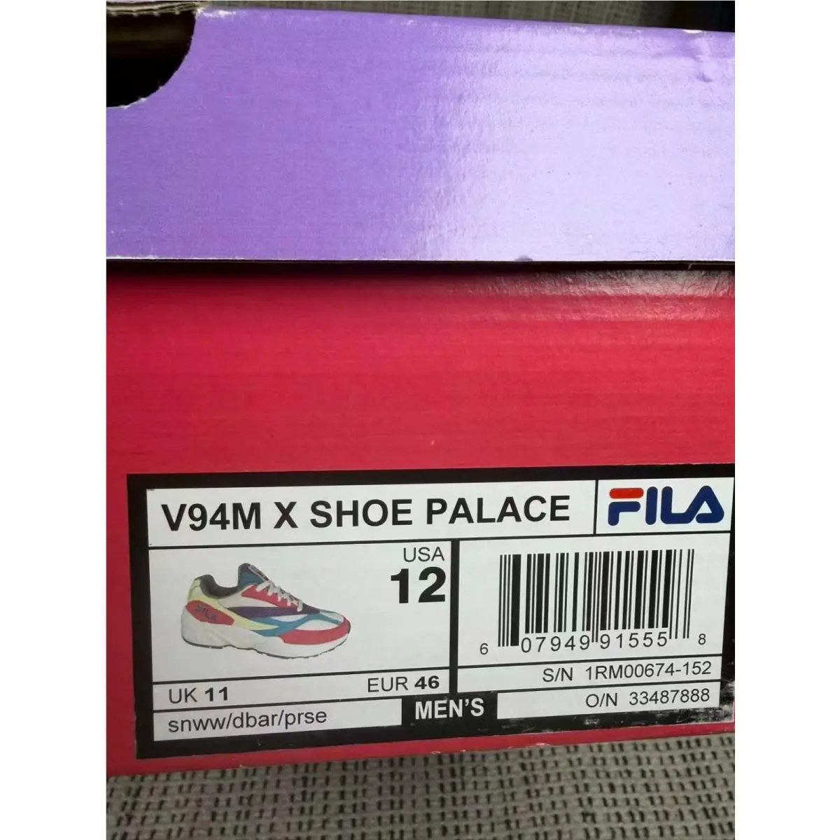 Fila shoes - 1RM00674152 - 1RM00674-152 - Multicolor 23