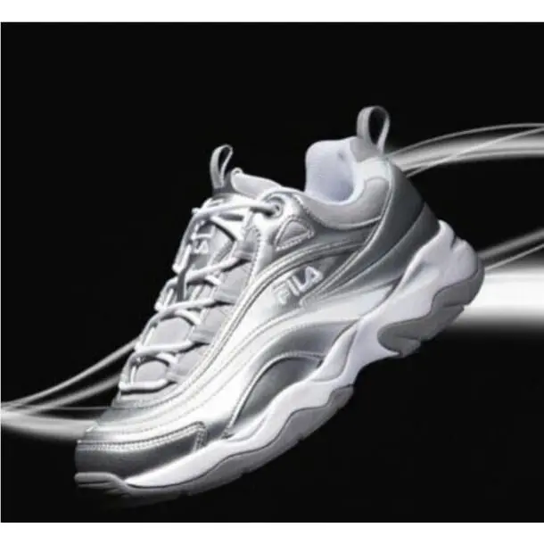 Fila Ray Men`s Sneakers Shoes Metallic Silver/white 1RM00577-071