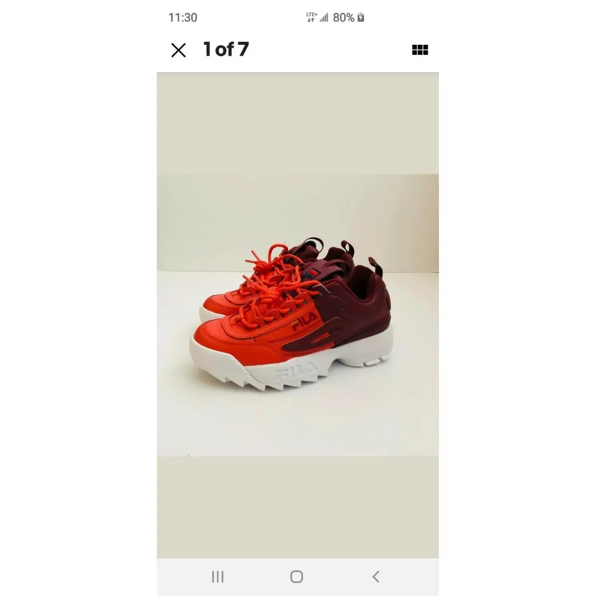 Fila shoes - FILA Disruptor II - Disruptor - Red 10