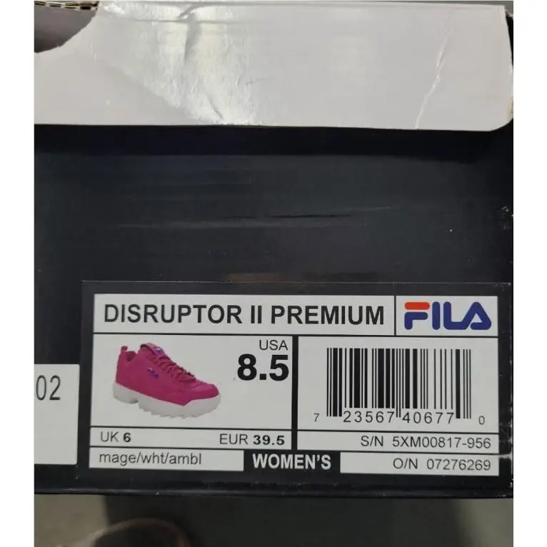 Fila shoes - FILA Disruptor II - Disruptor - 5XM00817956 - Pink 9
