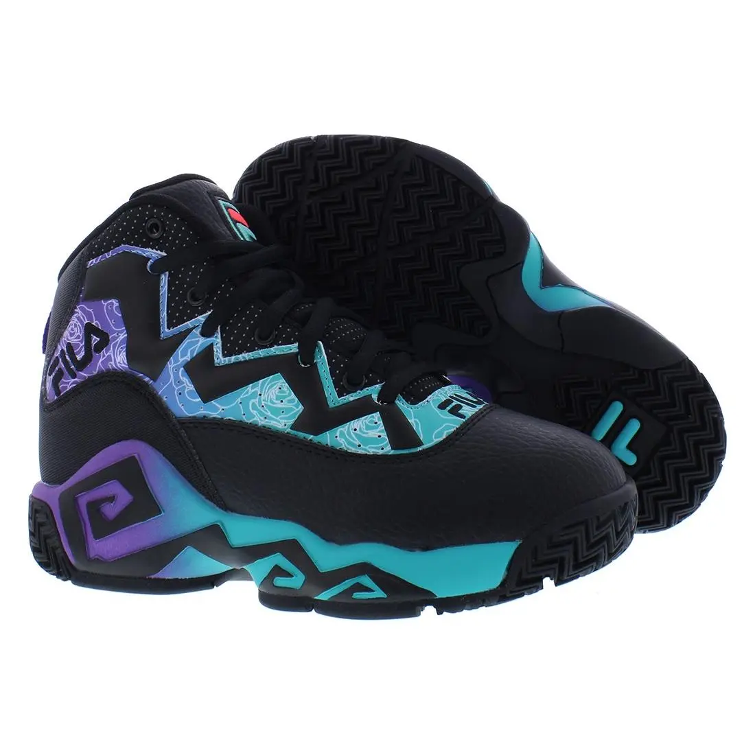 Fila shoes - 3BM01909964 - 3BM01909964 - Black/Teal, Main: Black 4