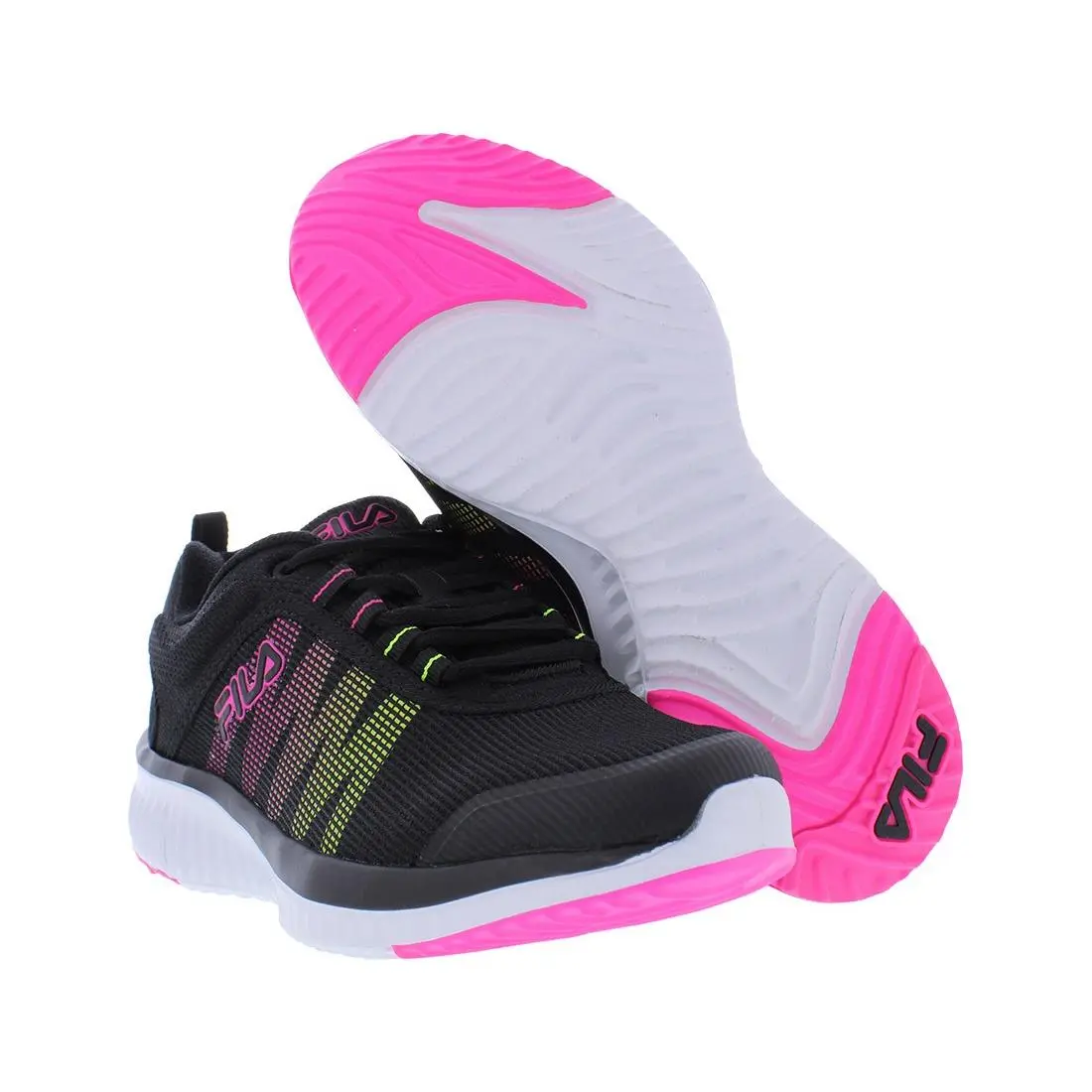 Fila shoes - Black/Pink, Main: Black 4