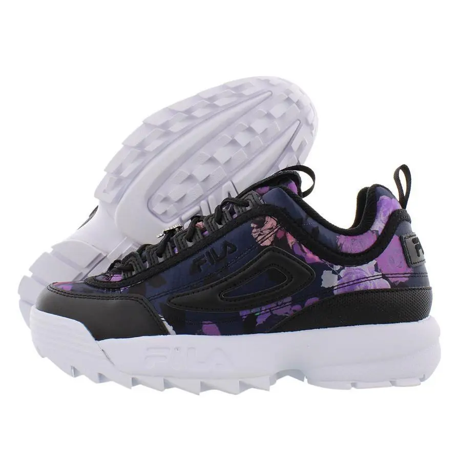Fila shoes - Black/Purple/Blue, Main: Black 2