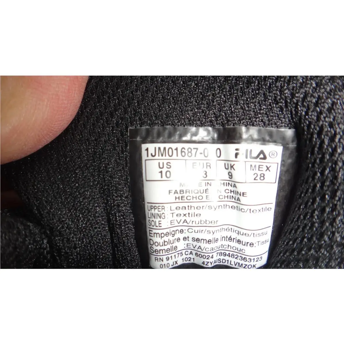 Fila shoes - Oakmont TR - Oakmont - 1JM01687-0 - Black 8
