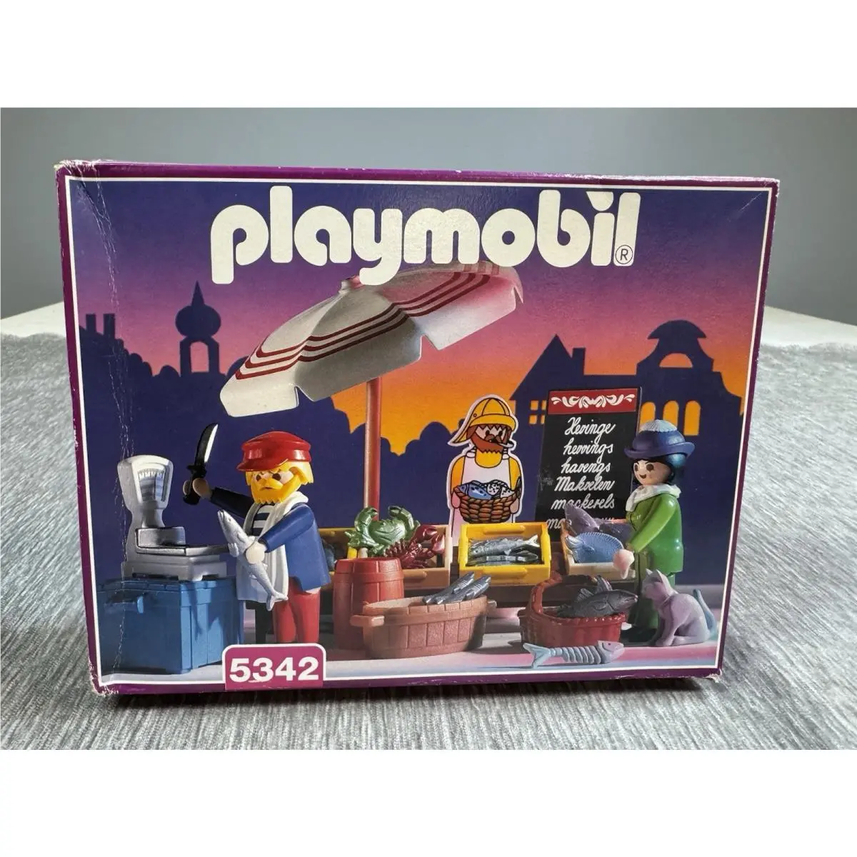 Playmobil 5342 Fish Stand 1996 Nos Victorian Market