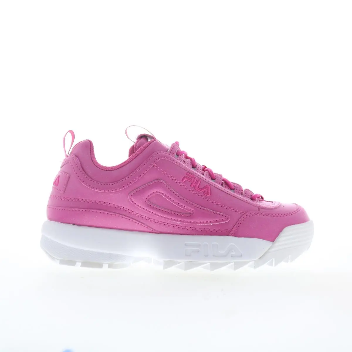 Fila Disruptor II Premium Iri 3XM01811-599 Boys Pink Lifestyle Sneakers Shoes 7