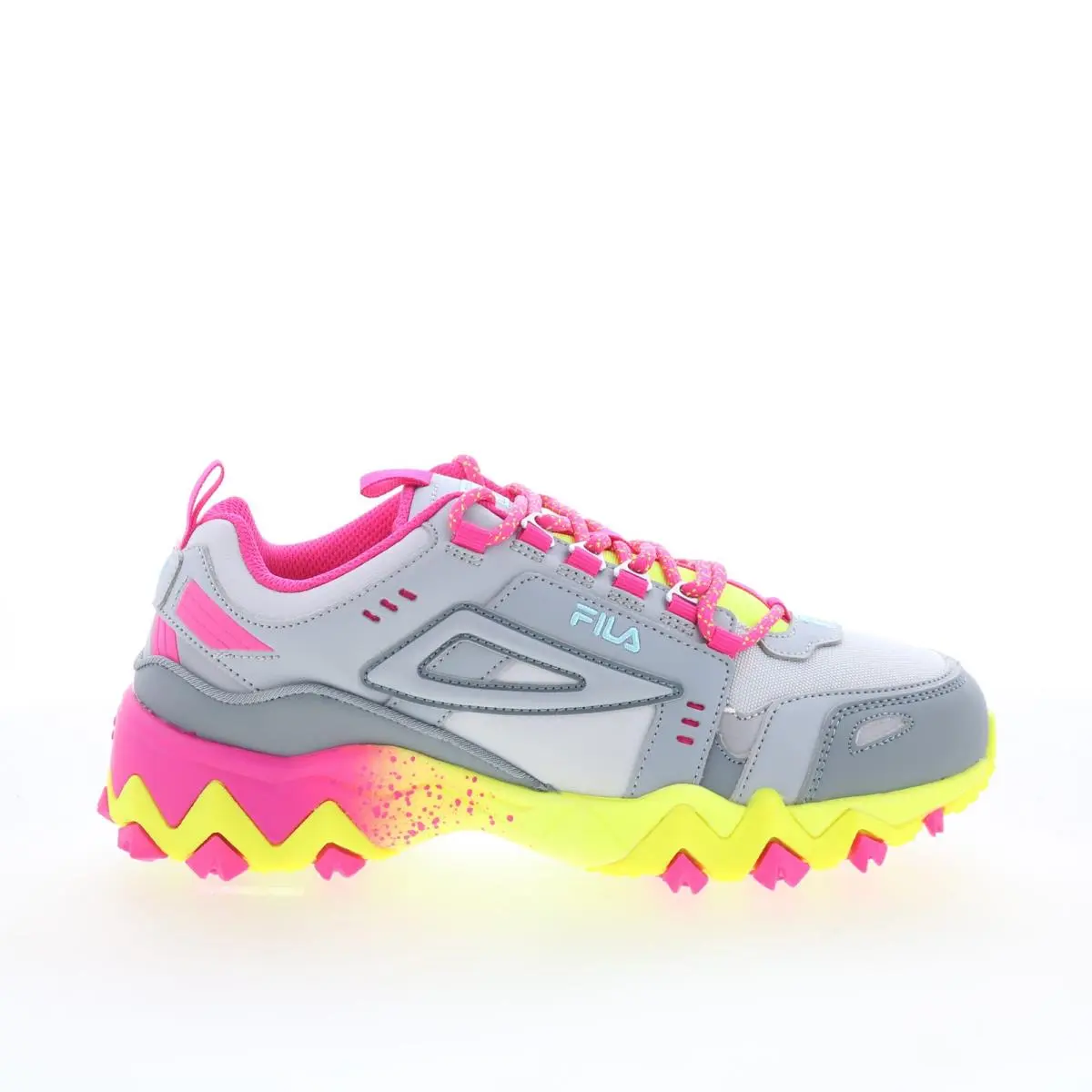 Fila Oakmont TR Trail 3JM01579-094 Girls Gray Synthetic Athletic Hiking Shoes 7
