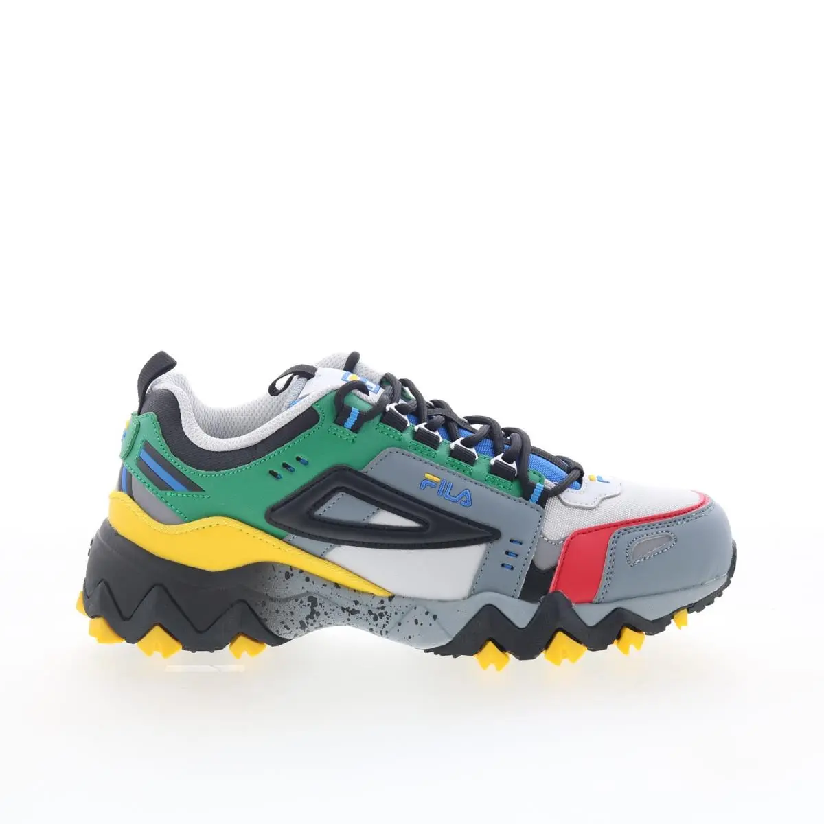Fila Oakmont TR Trail 3JM01579-051 Boys Gray Synthetic Athletic Hiking Shoes 7