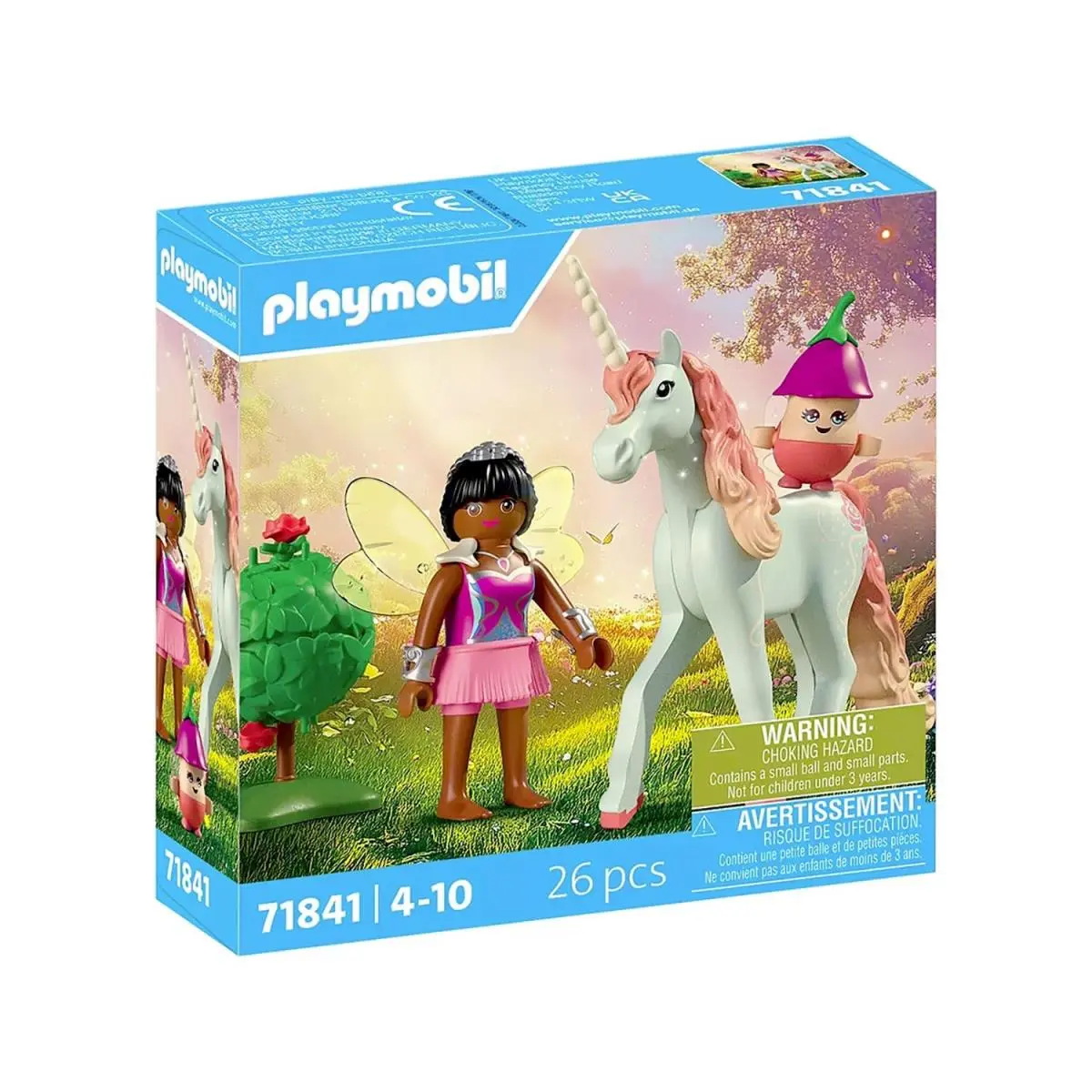 Playmobil Magic Unicorns Unicornio Arcoíris Con Hada Con Accesorios Interc