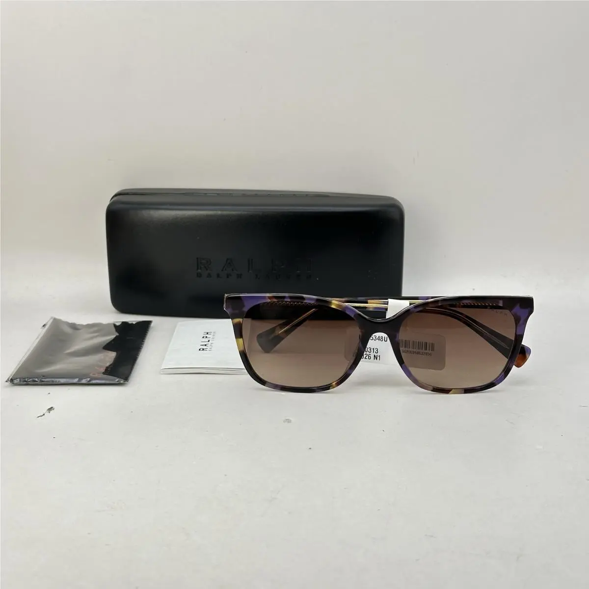 Ralph By Ralph Lauren Women Square Gradient Sunglasses RA5348U Purple Tortoise