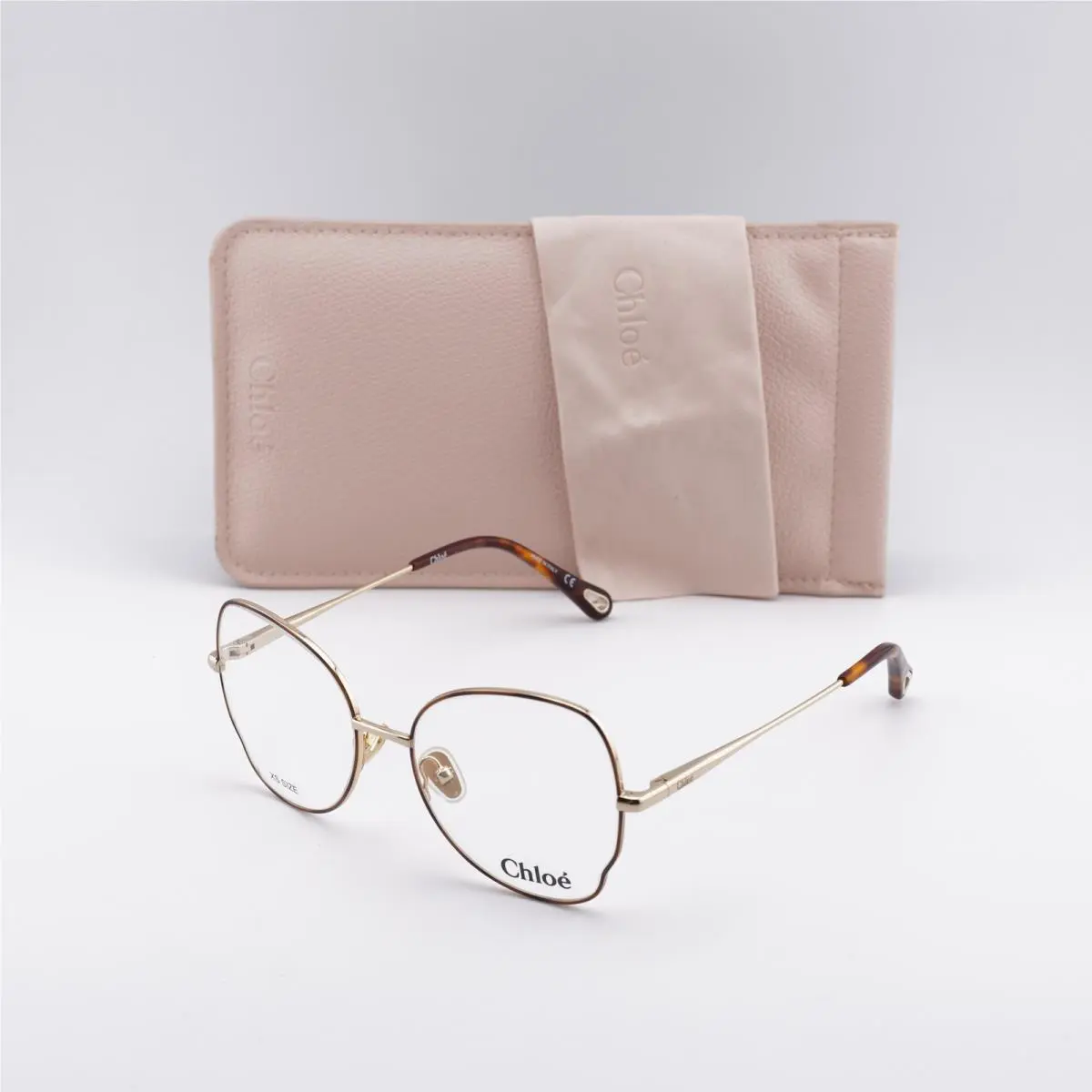 Chloe CH0098O 004 Havana/gold 50mm Eyeglasses