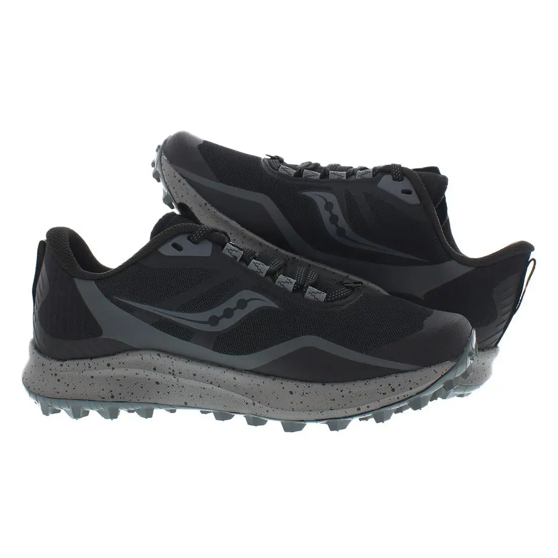Saucony shoes - Black/Charcoal, Main: Black 1