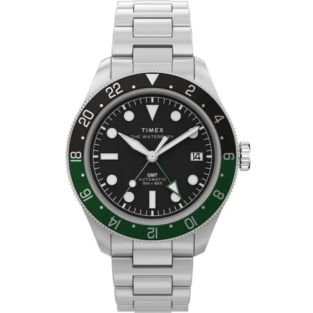 Timex Men`s Automatic Watch TW2Y60800 Waterbury Heritage
