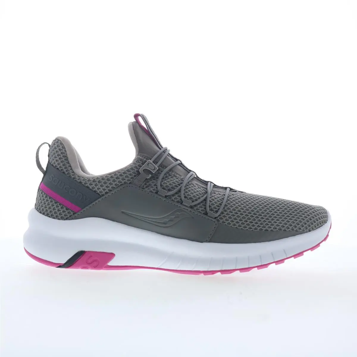 Saucony Stretch & Go Glide Stretch Go Glide S30048-22 Womens Gray Athletic Running Shoes
