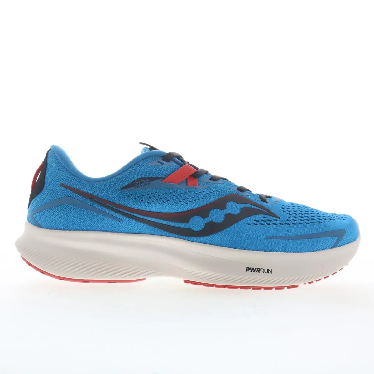 Saucony Ride 15 S20729-31 Mens Blue Canvas Lace Up Athletic Running Shoes