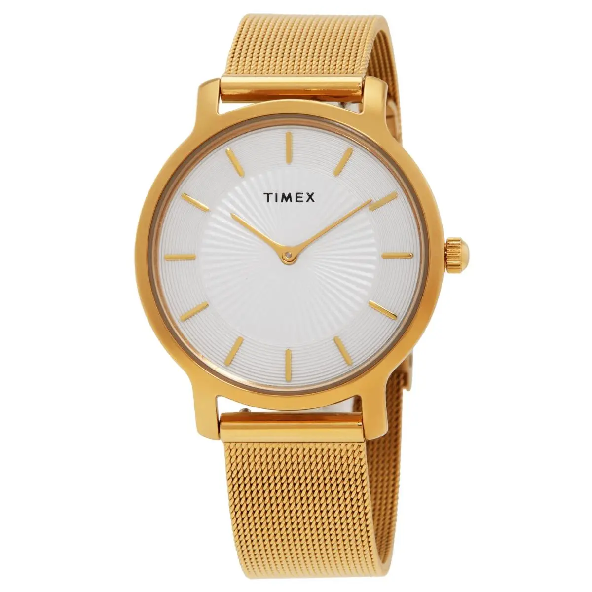 Timex Transcend Quartz Silver Dial Ladies Watch TW2Y10300