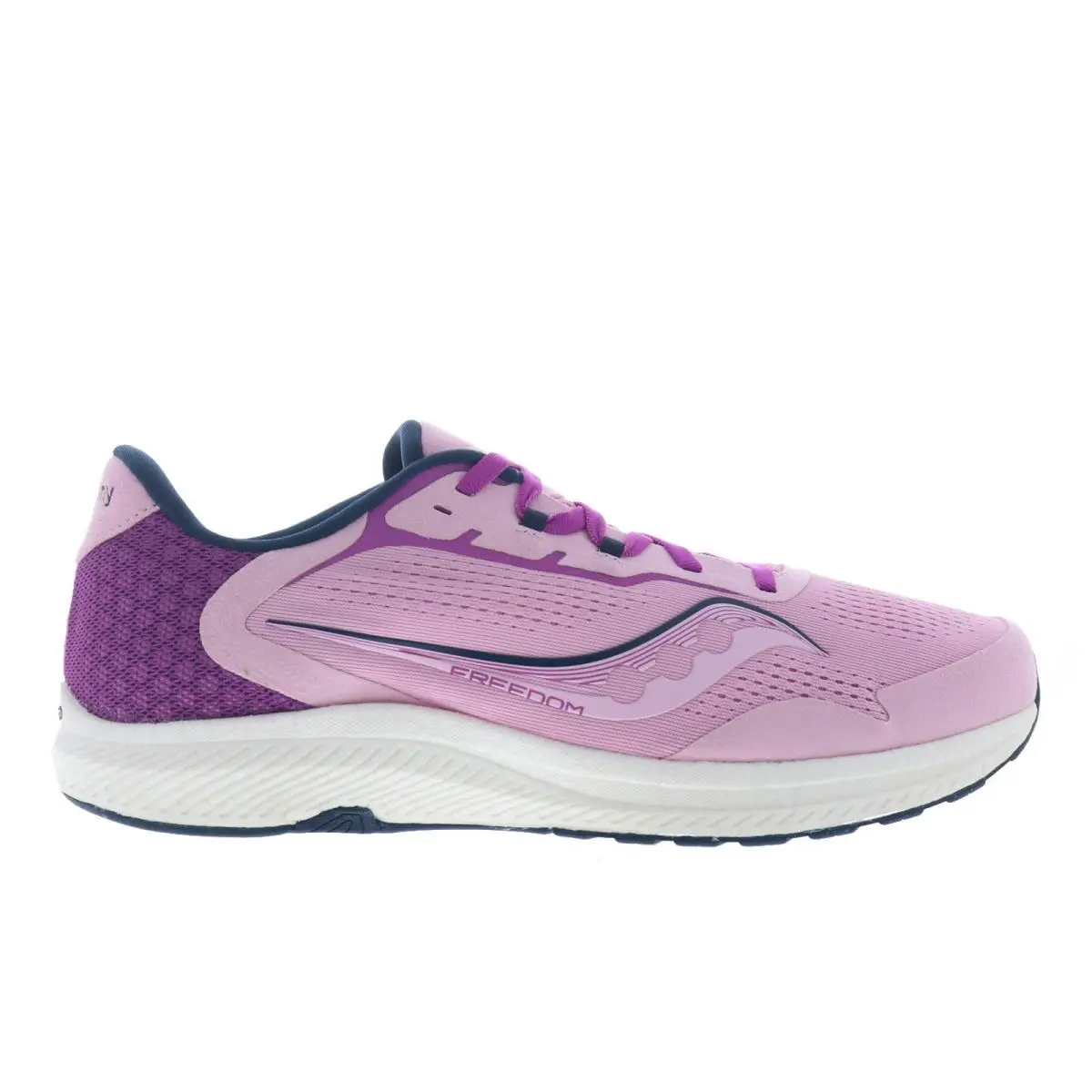 Saucony Freedom 4 S10617-30 Womens Pink Mesh Lace Up Athletic Running Shoes