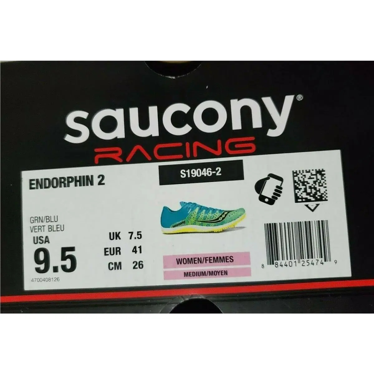 Saucony shoes - Green/Blue 6