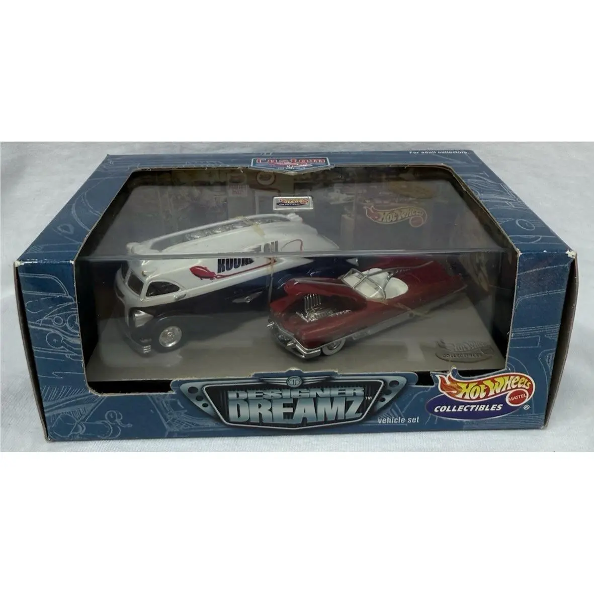 Hot Wheels Vintage Custom Designer Dreamz Vehicle Set-rocket Oil-series 4