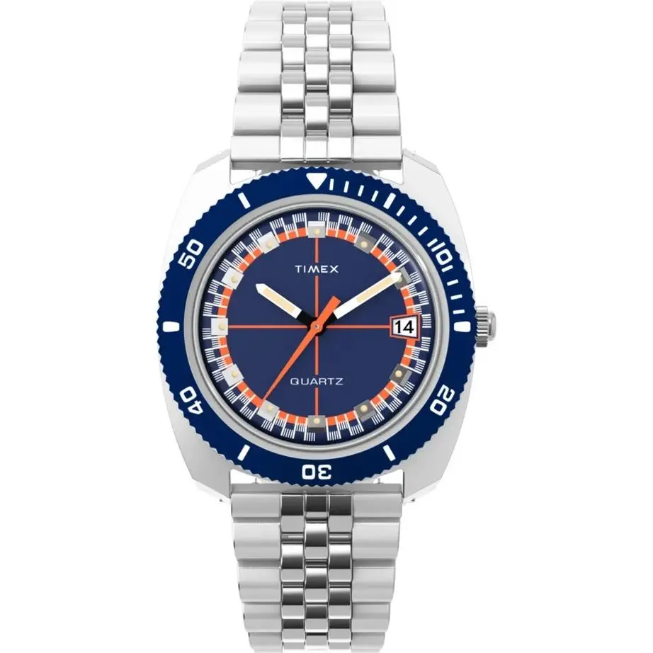 Timex Q 1971 Velocity Men`s Vintage Inspired Watch TW2Y44400