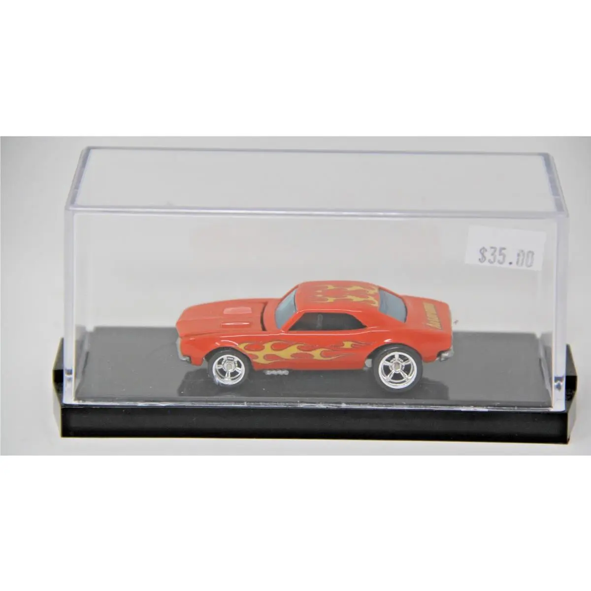 Hot Wheels `67 Camaro Custom Real Riders CS Customs Autorama Orange W Flames