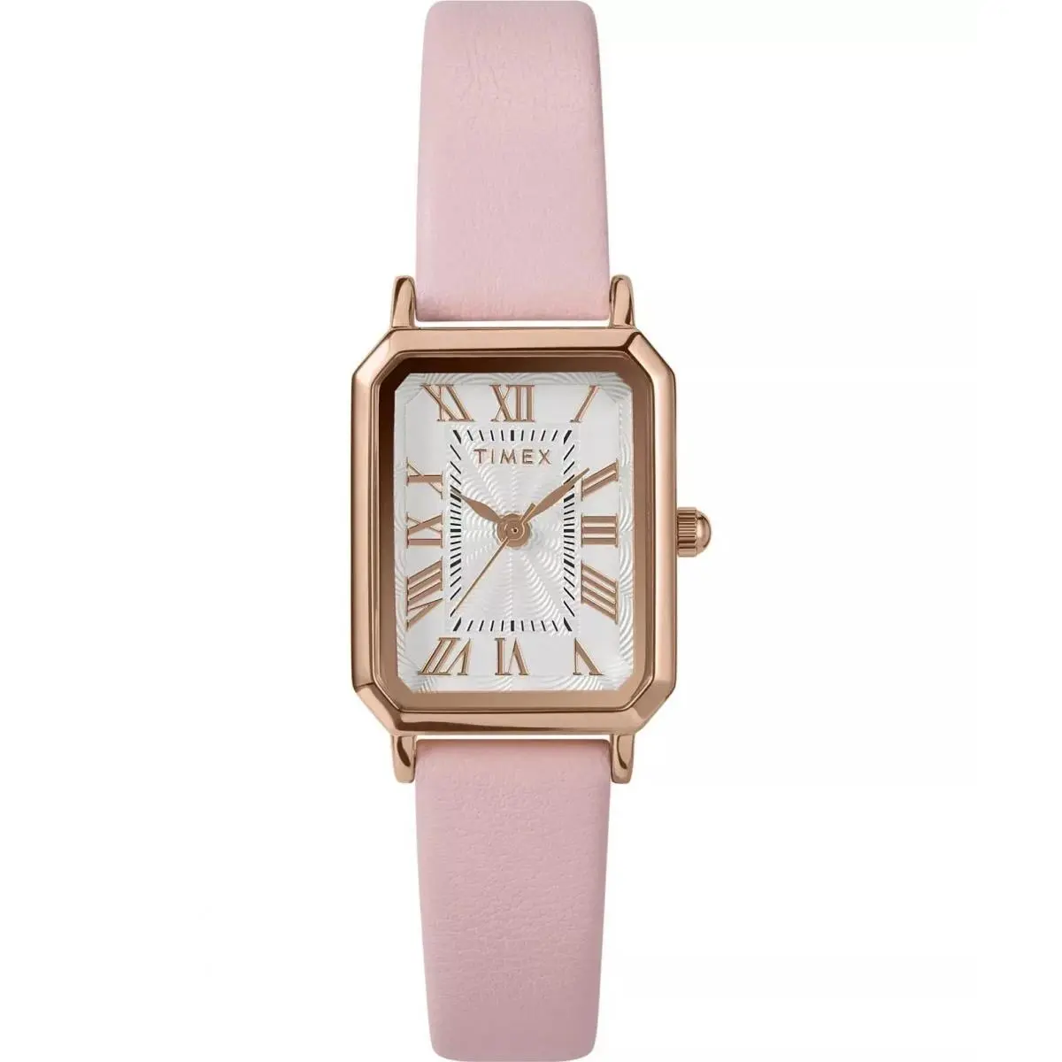 TW2Y01100 Women`s Rose Gold-tone Case and Pink Strap Watch by Timex