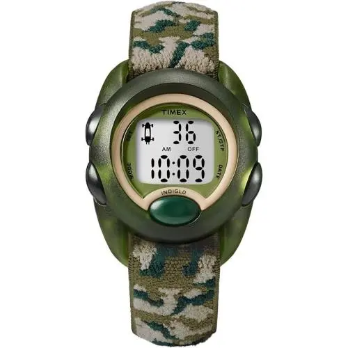 Timex Time Machines Camouflage Hook and Loop Wrist Watch 33MM Digital