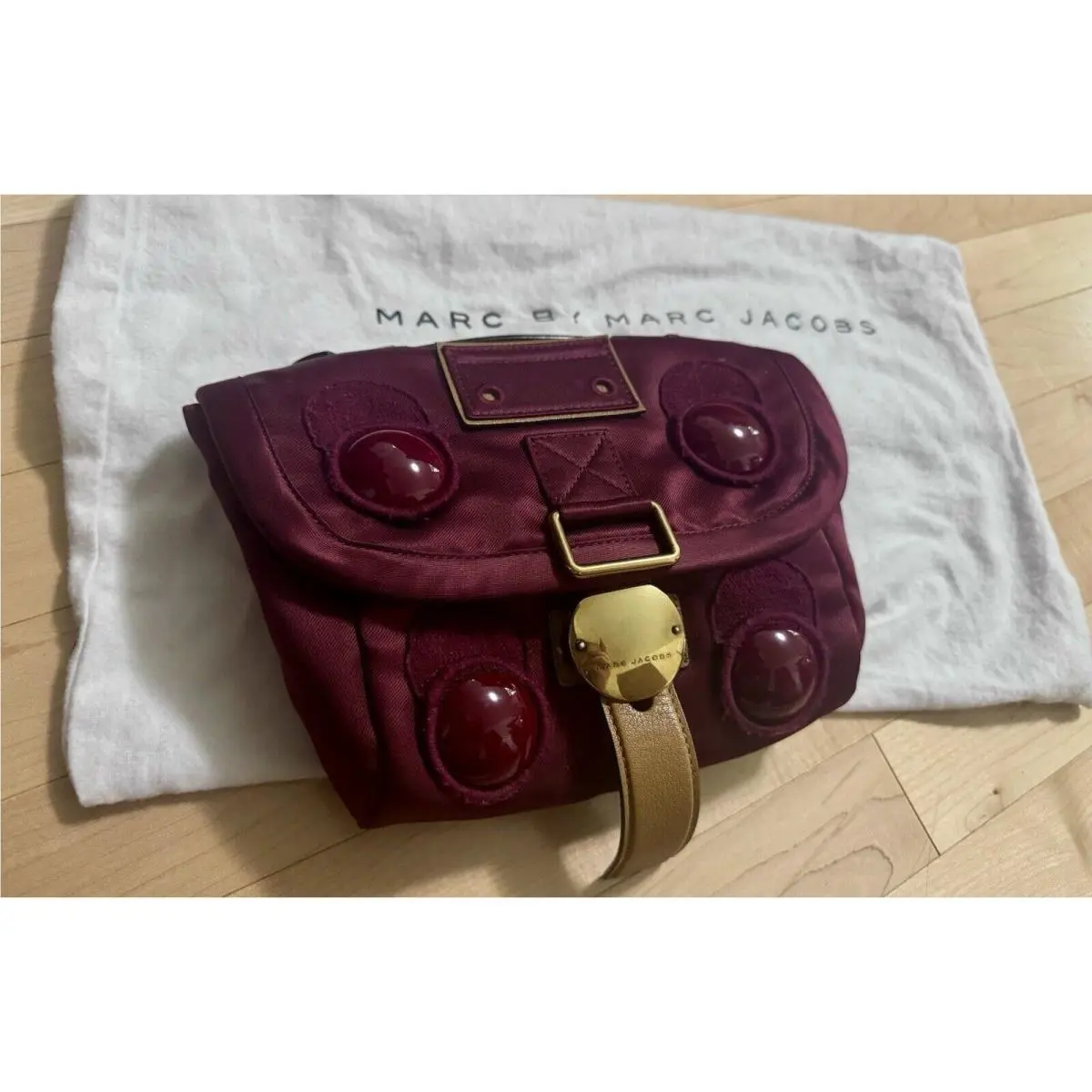 Marc Jacobs Mini Trooper Bag Spring 2015 Runway Archival Rare Burgundy