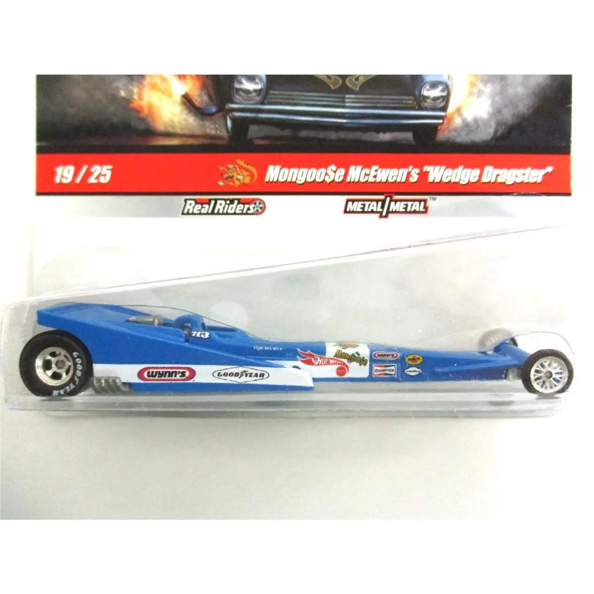 Hot Wheels - Drag Strip Demons - Tom Mongoose Mcewen T/f Wedge Dragster