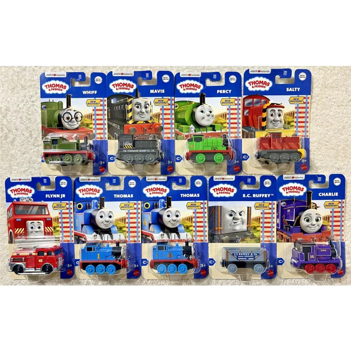 2026 Thomas Friends Metal Trains Set OF 9 All Different Releases