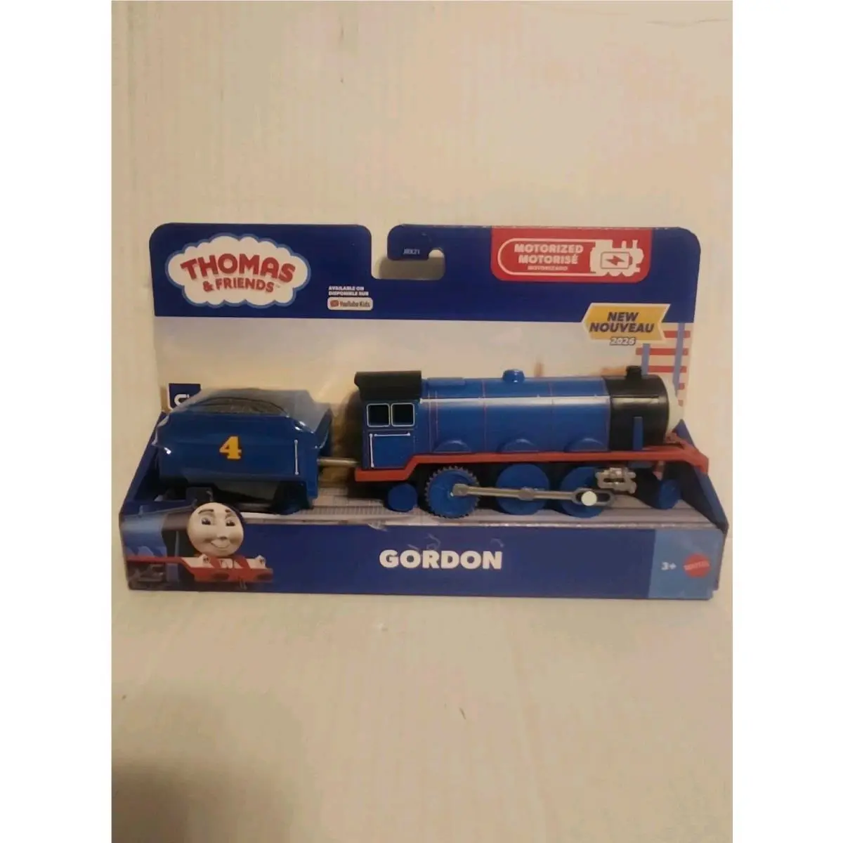 Mattel 2026 Gordon 4 Thomas Friends Easy Connect Motorized Train JRX21