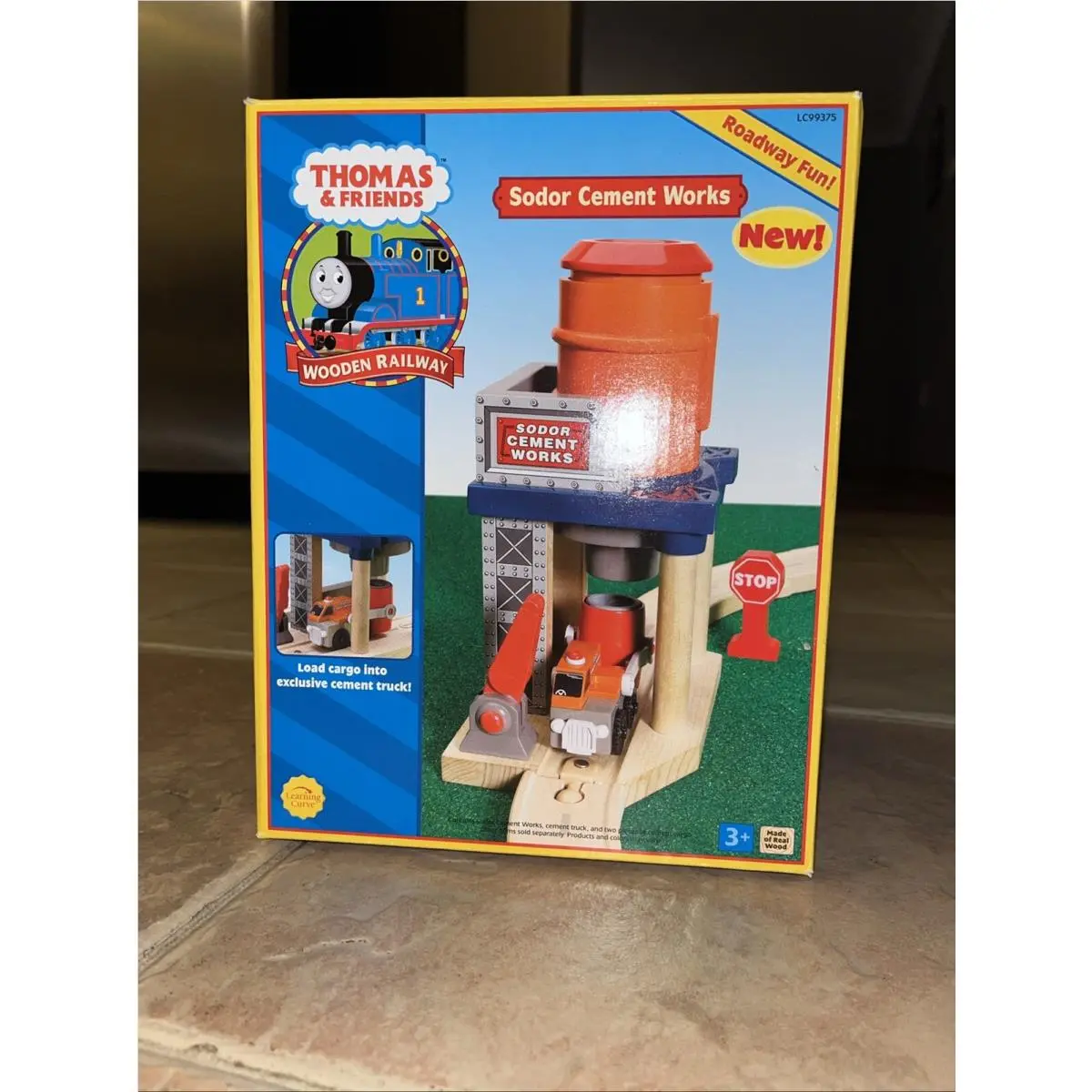 Cement Lorry Thomas Friends Train Wooden Railway Road Destination Box