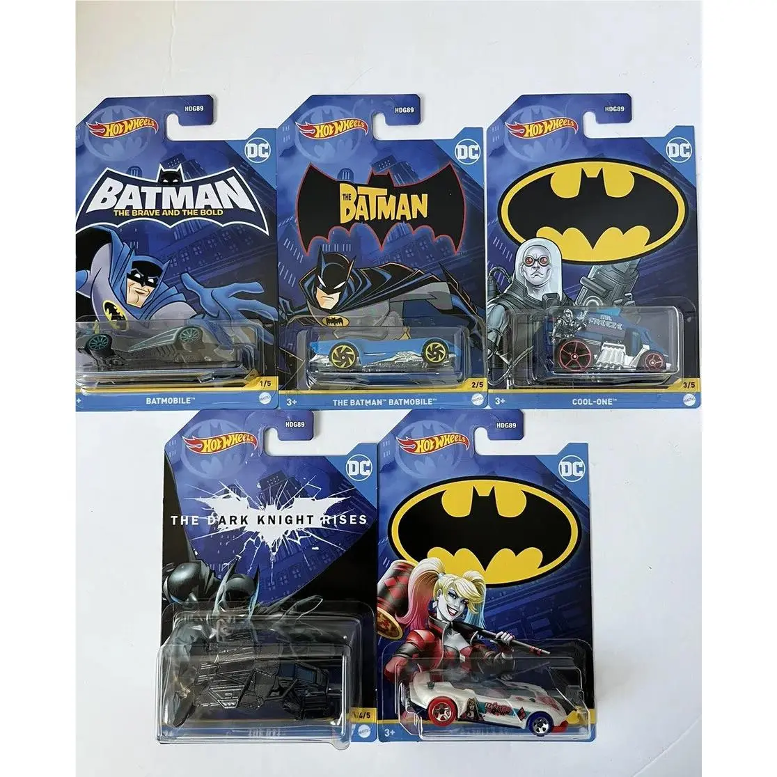 Mattel Hot Wheels DC Batman Complete Set 5
