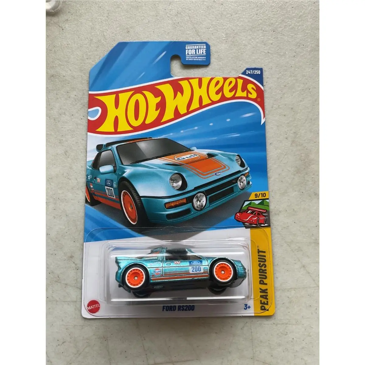 2025 Hot Wheels Ford rs200 Super Treasure Hunt 1/64 Scale Diecast Car