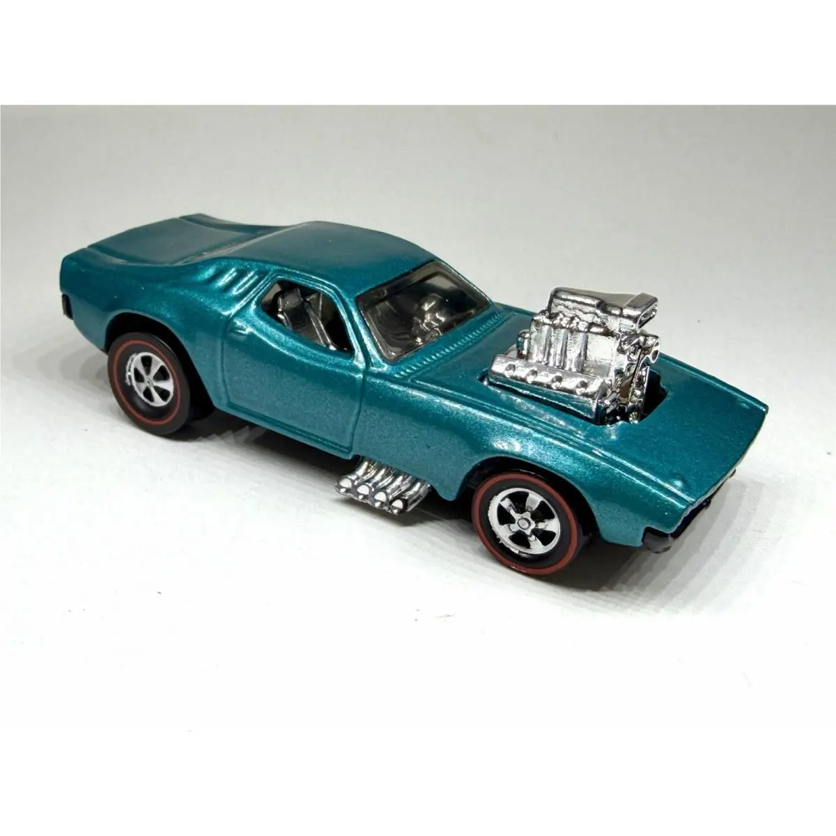 Hot Wheels Custom Made Redline Rodger Dodger Teal Diecast 1/64