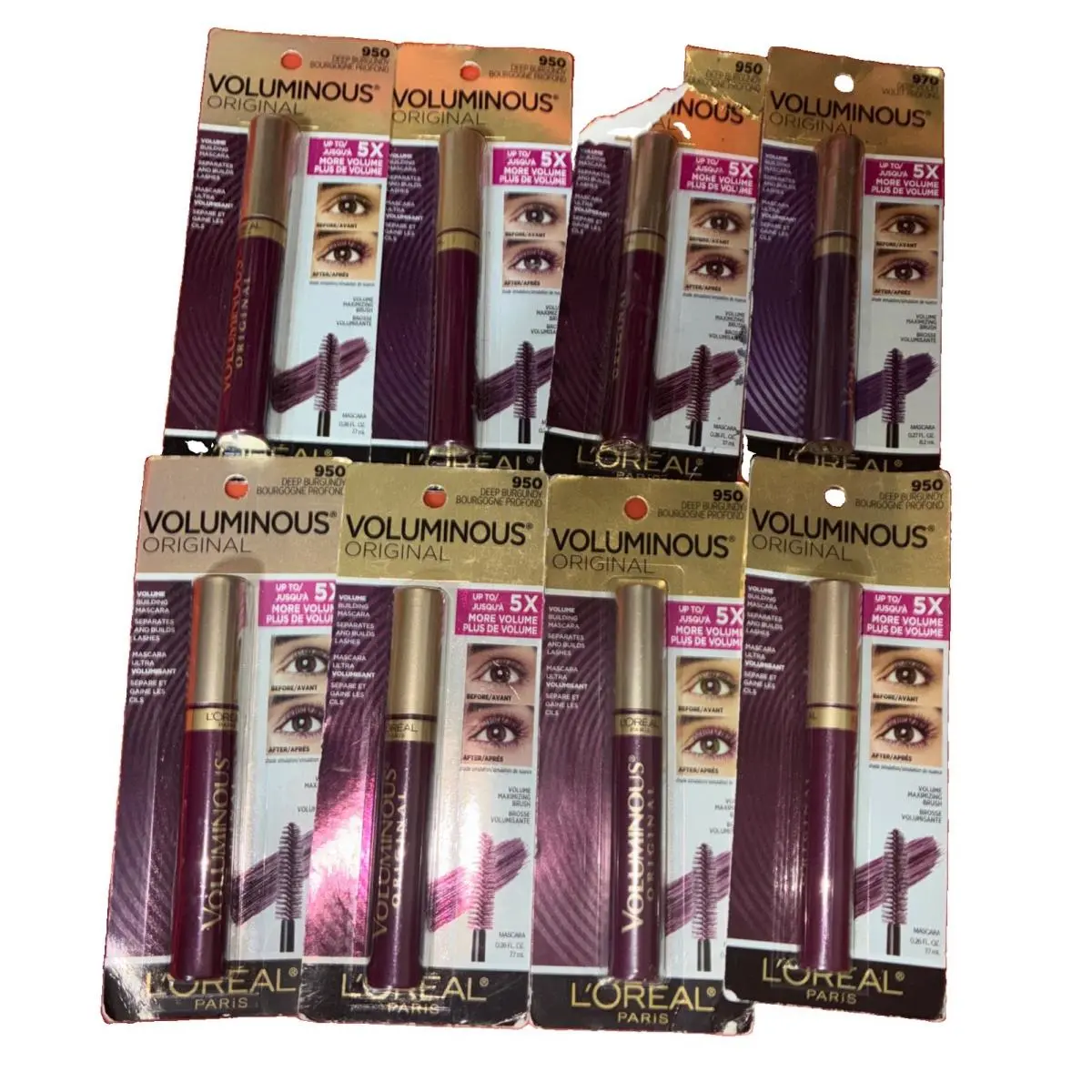 8 Loreal Voluminous Mascara 0.26 fl oz 950 - Deep Burgundy