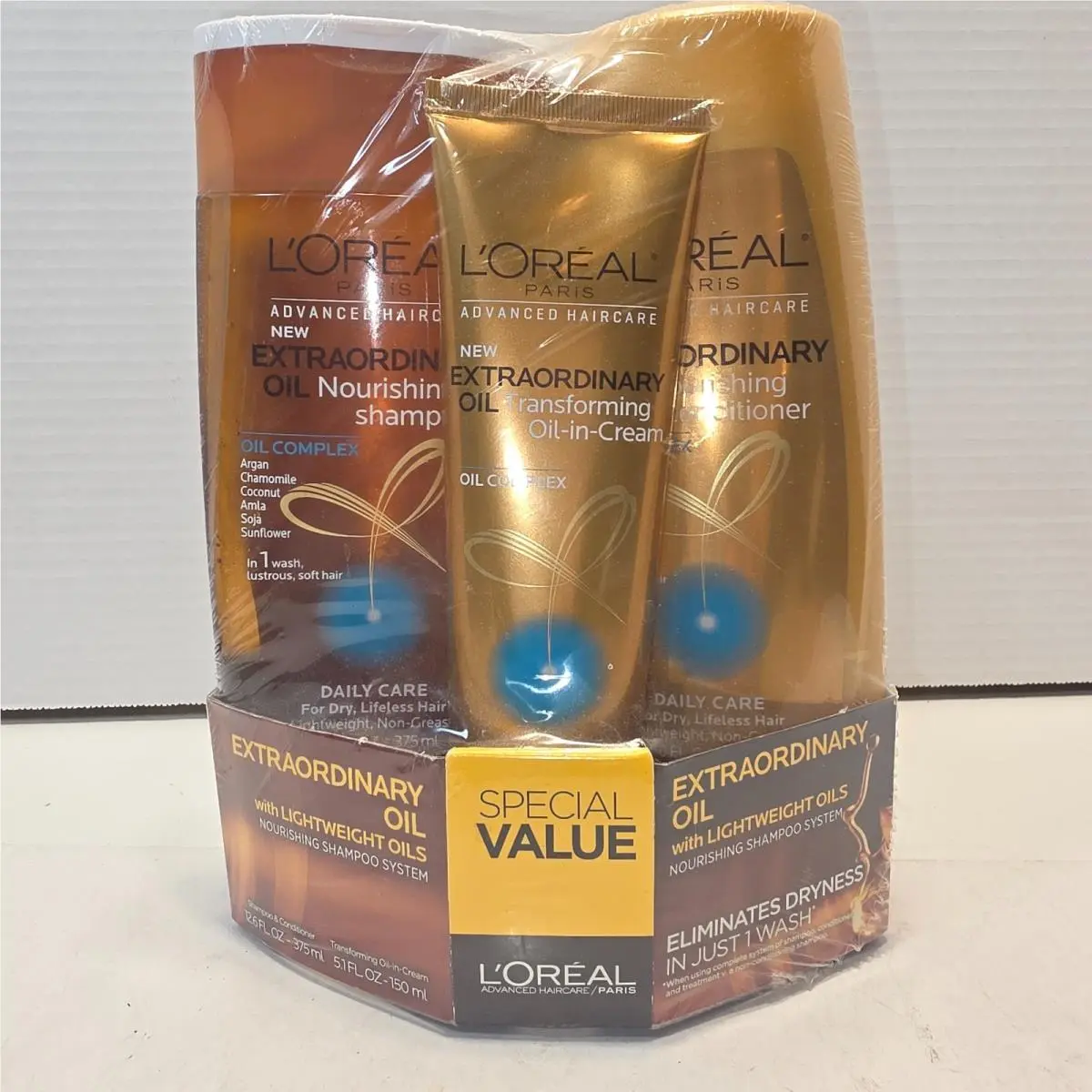 L`oreal Paris Extraordinary Oil Shampoo Conditioner Oil-in-cream