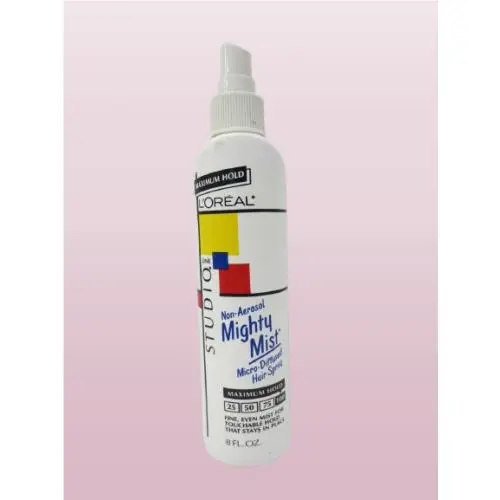 L`oreal Studio Line Mighty Mist Micro Diffused Hair Spray Maximum Hold 8 OZ