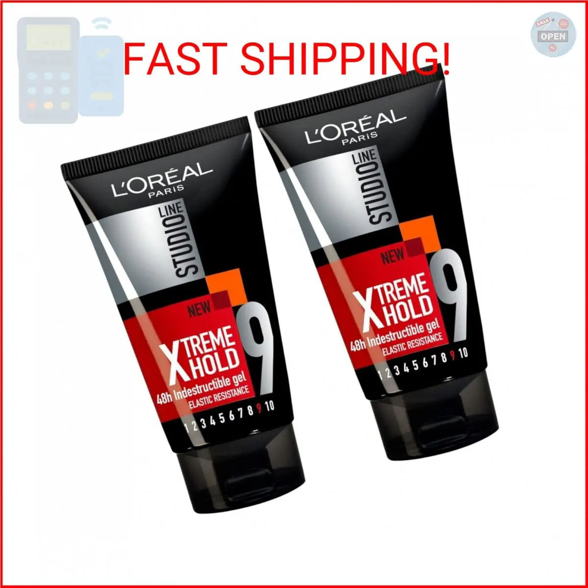 L`oréal L `oreal Studio Line Pack of 2 Xtreme Hold 48H Indestructible Gel x 150 ml
