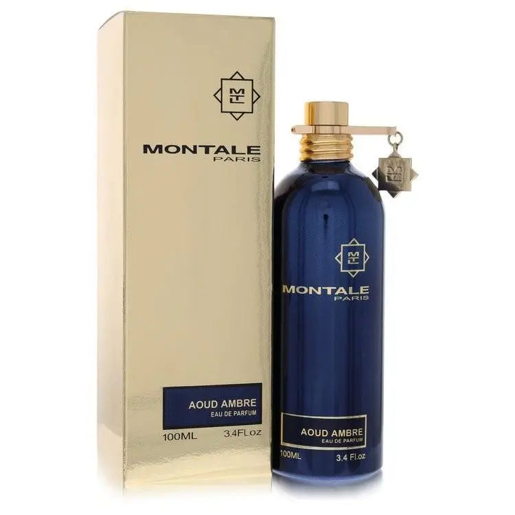 Montale Aoud Ambre Eau De Parfum Spray 3.4 oz 100ml Perfume Fragrance Unisex