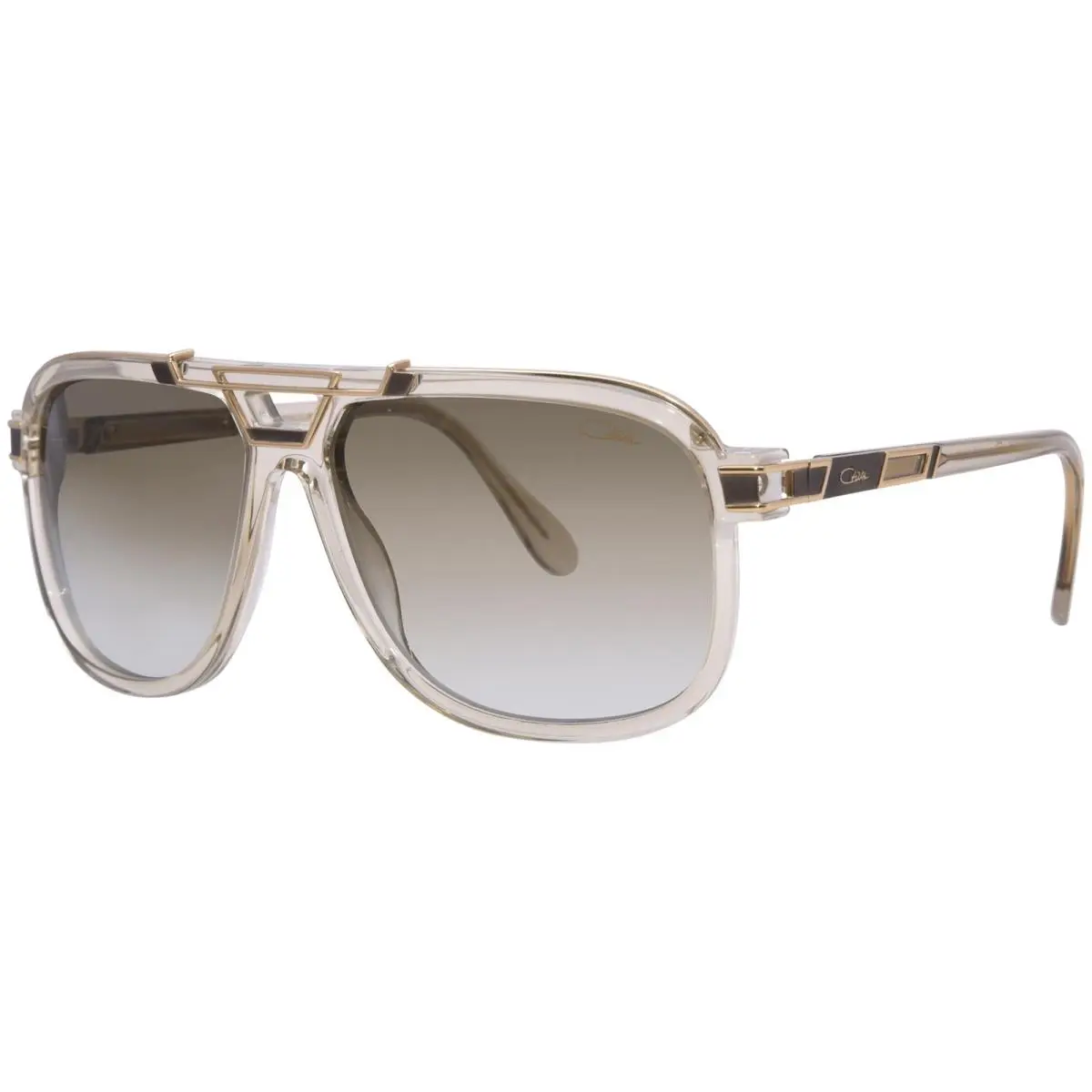 8044 003 Sunglasses Crystal Gold/brown Gradient Pilot 61mm by Cazal